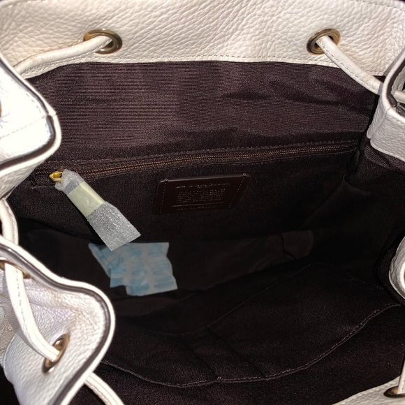 New Coach Khaki Klean Signature Backpack